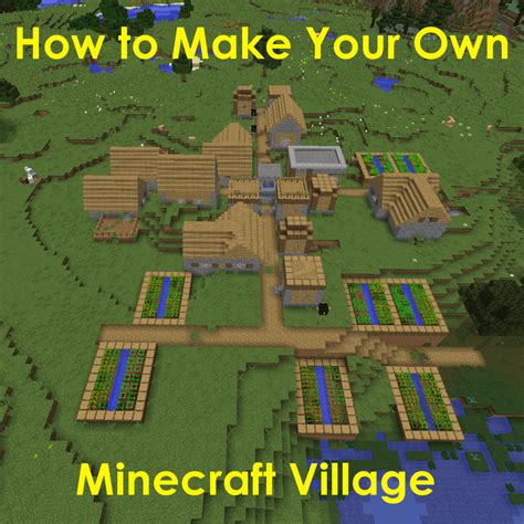 how to make your own village in minecraft|how to make your own villige in minecraft.